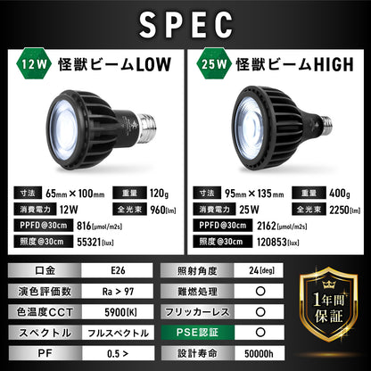 Kaiju Plant 怪獣ビーム HIGH 25W