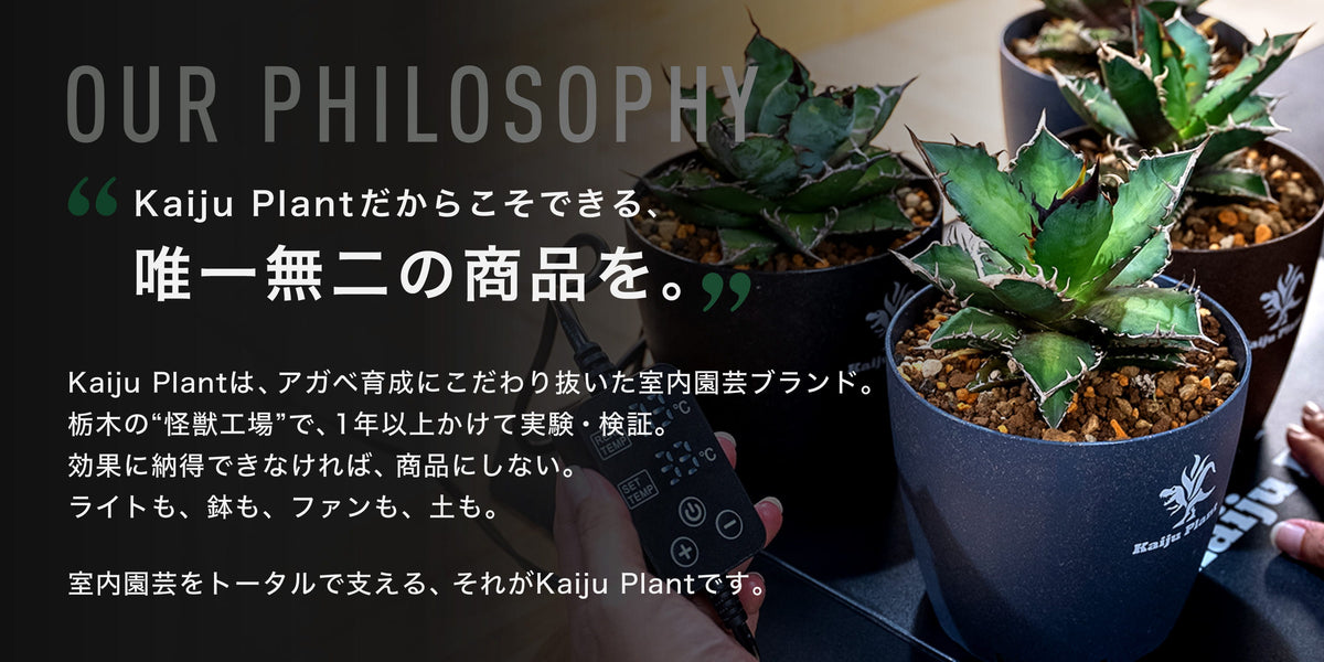 Kaiju Plantのものづくりに込めた想い