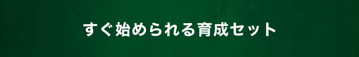 すぐ始められる室内育成セット