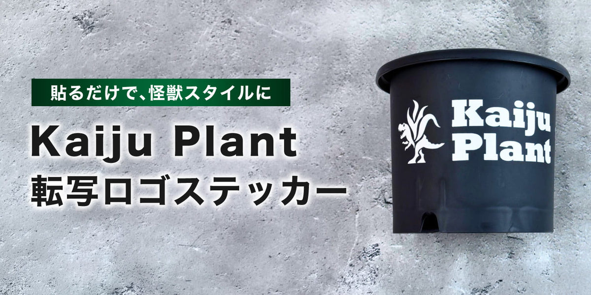 Kaiju Plant転写ロゴステッカー