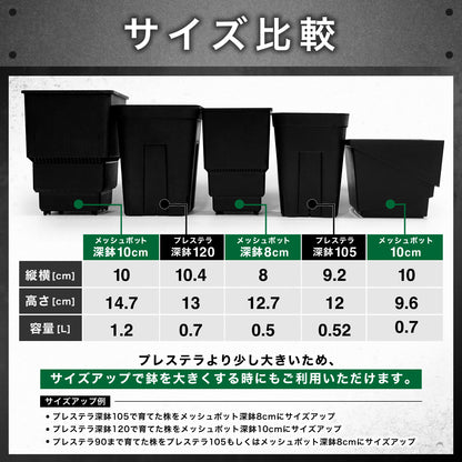 Kaiju Plant メッシュポット 6個セット